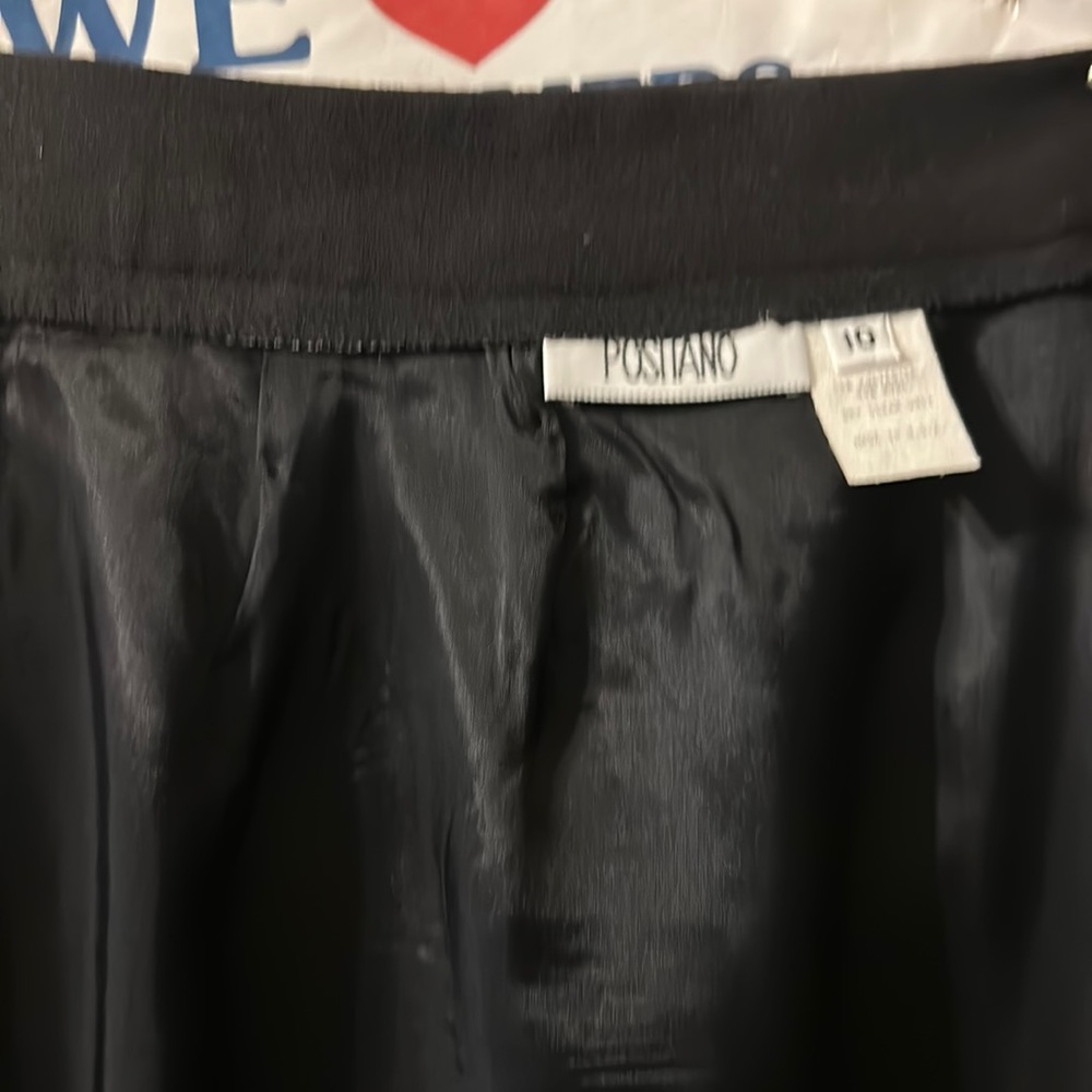 Ladies black size 10 full length skirt